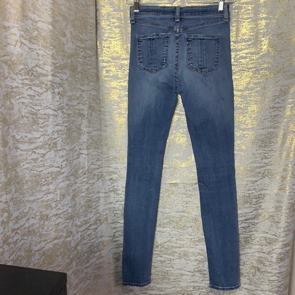 RAG&BONE Blue Wash Cate Mid-Rise Skinny Cut Jeans Size 25 - Picture 8 of 16